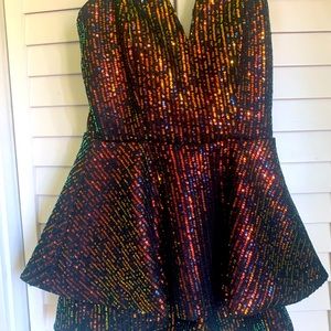 Do and be, size small hoco dress worn once retail is 150$. Price is negotiable!